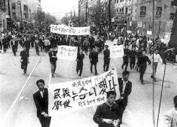 1960-tals Studenterrevolutionen - En Brytpunkt i Sydkoreas Politiska Historia